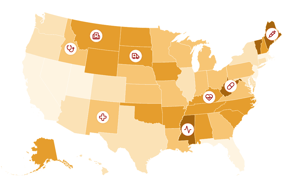 CTIS rural health map